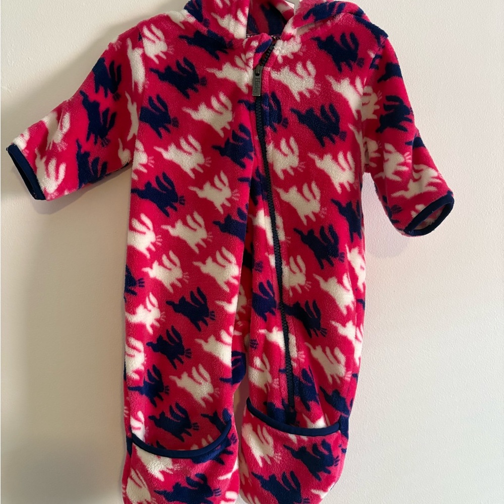Hatley Pink and Blue bunting suit